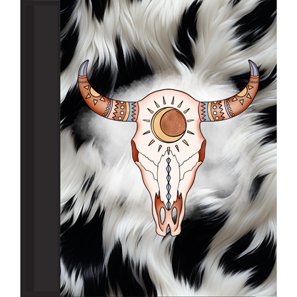 Notebook/Journal "cowhide & skull"