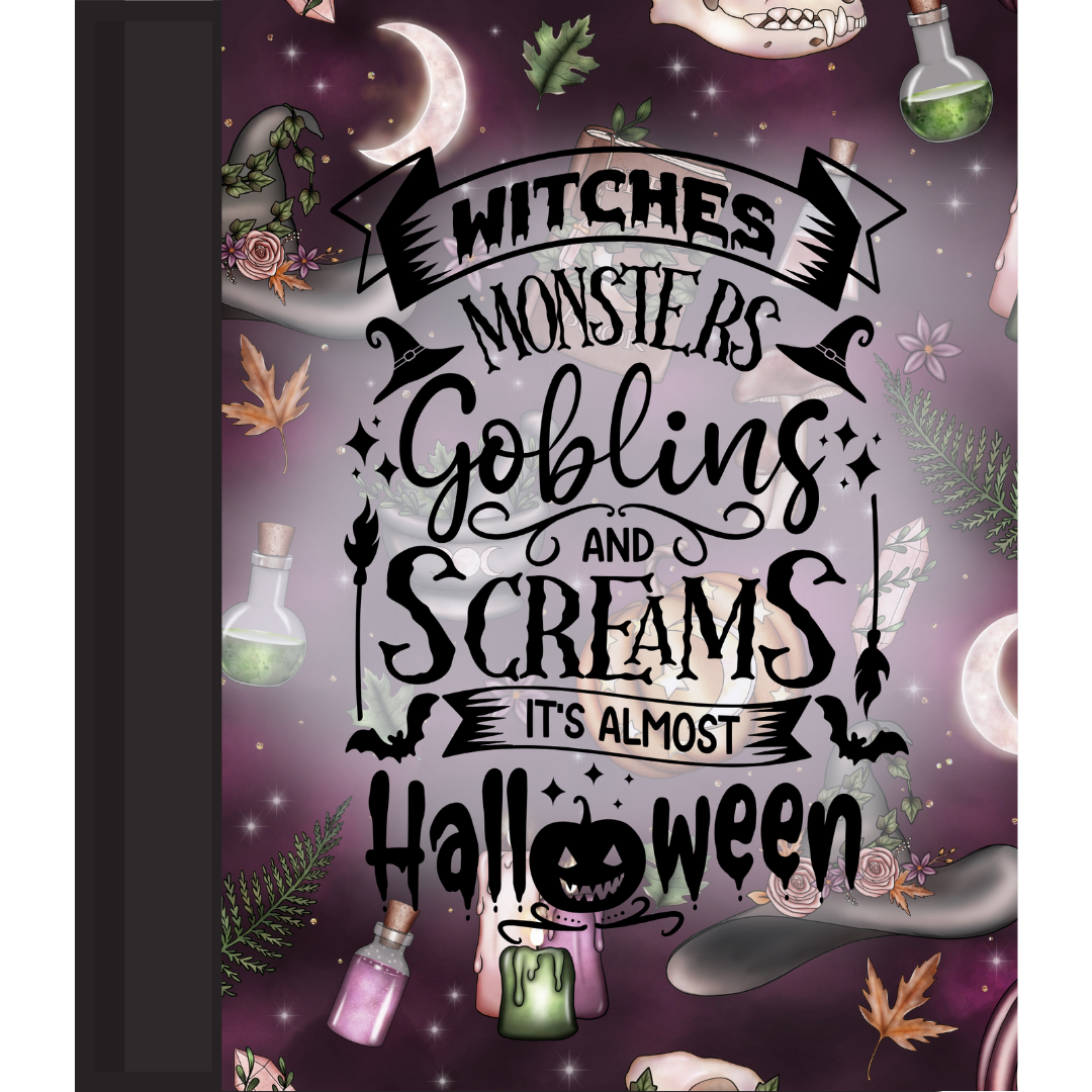 Notebook/Journal "witches....scream, it's almost Halloween"